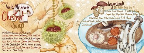 Wild Mushroom And Chestnut Soup By Amanda Dilworth They Draw A