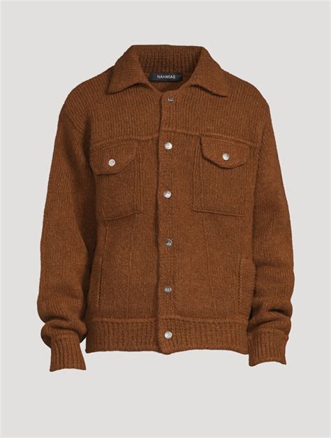 NAHMIAS Merino Wool And Alpaca Trucker Jacket Holt Renfrew