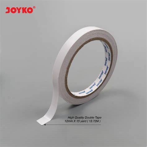 Jual Double Tape Perekat Sisi Joyko Mm X Yard Inch Sided