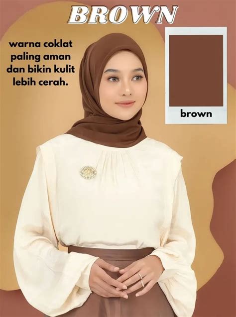 Inilah 4 Warna Hijab Yang Bikin Kulit Glowing Pas Untuk Cool Undertone