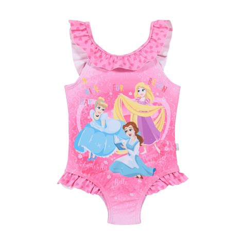 Ripley TRAJE DE BAÑO ENTERO PARA BEBE NIÑA DISNEY ROSADO