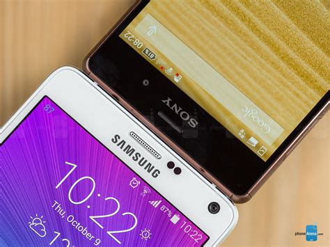 Samsung Galaxy Note 4 Vs Sony Xperia Z3 Call Quality Battery And