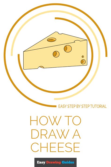 How to Draw a Cheese - Really Easy Drawing Tutorial