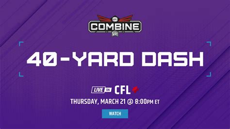 CFL Combine presented by New Era Live: 40-Yard Dash - CFL.ca