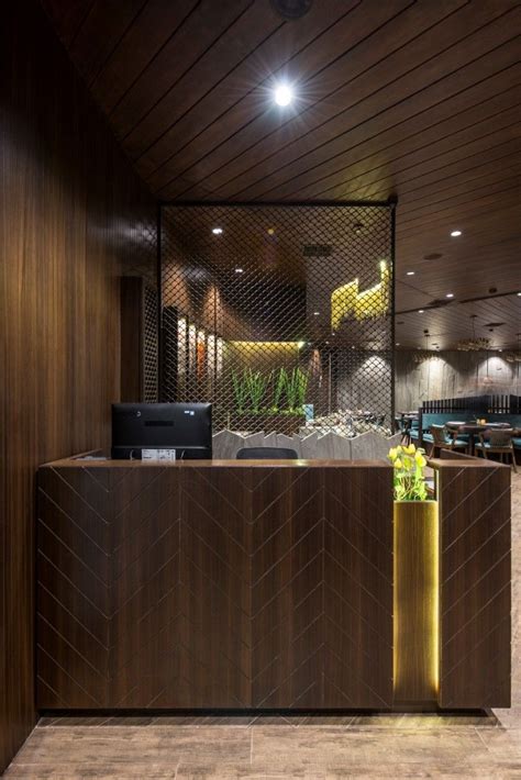 Reception Desk Design For Vintage Looking Restaurant Reception Desk