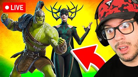 New Hulk And Hela Skins In Fortnite Youtube