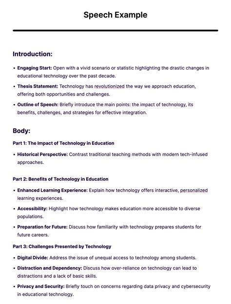 Speech - 37+ Examples, Format, Benefits, Doc, PDF