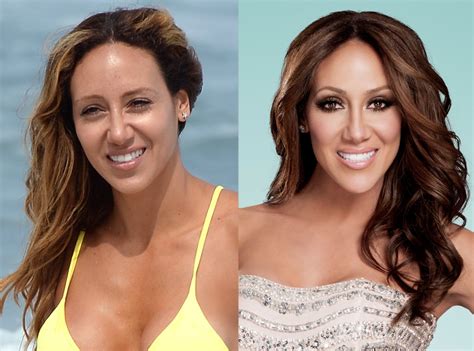 Melissa Gorga Real Housewives Of New Jersey From Real Housewives With And Without Makeup E News