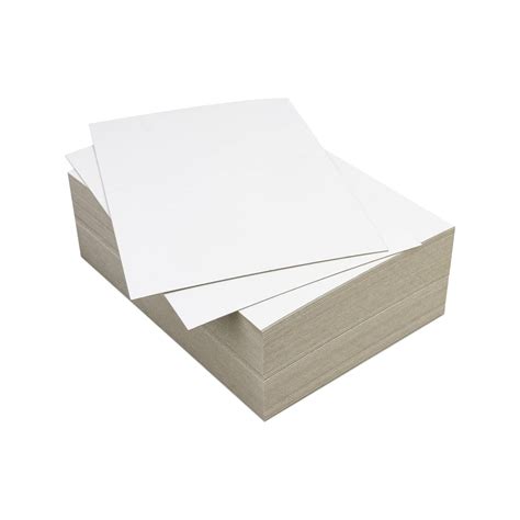 White Cardboard Sheets