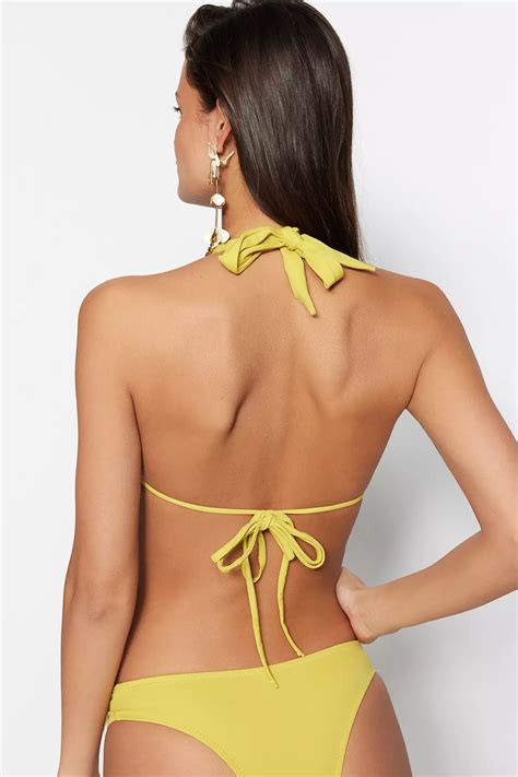 Buy Trendyol Tie Triangle Bikini Top Online Zalora Singapore