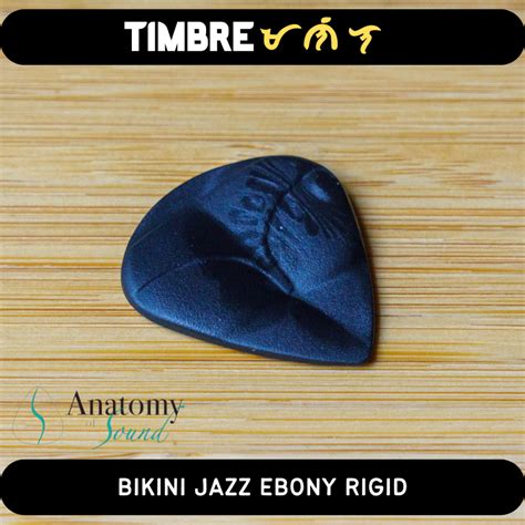 Anatomy Of Sound Bikini Jazz Ebony Rigid Guitar Pick Shopee Philippines