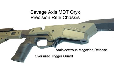 Savage Axis Mdt Oryx Precision Rifle Chassis Stock