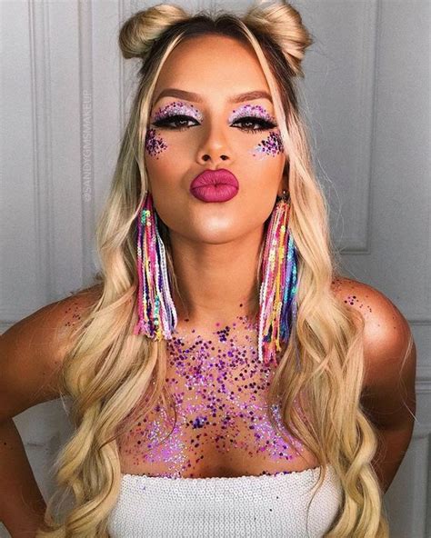 15 Ideias De Maquiagem Glitter Para O Carnaval 2020 Crescendo Aos