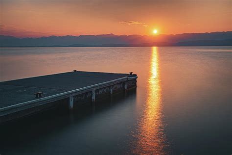 sunrise  flathead lake photograph  adam mateo fierro fine art america