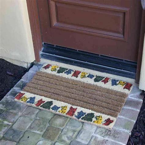 "Kitty Cat" Coir Decorative Door Mat