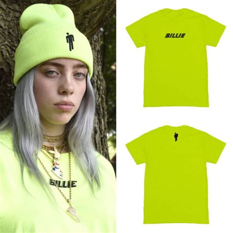 Billie T Shirt In 2020 Cotton Tshirt Billie Eilish Shirts