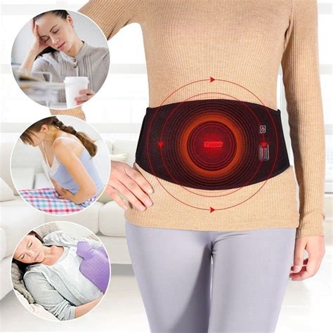 Lower Back Support Wrap Waist Heating Pad Hot Cold Therapy Waist Brace Care Kit