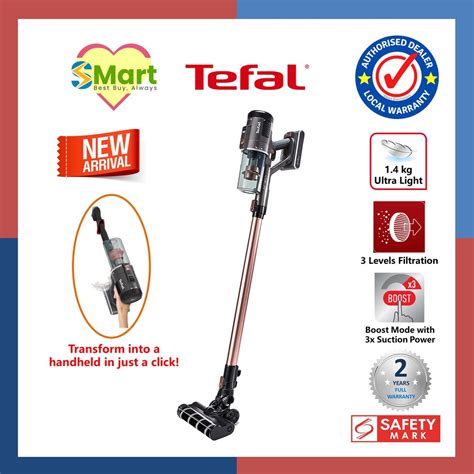 Tefal Air Force 360 Light Handstick Vacuum Cleaner [TY5516] | Shopee ...