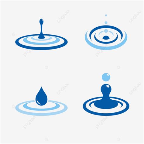 Waterdrop Logo Collection Water Drop Icon Logo Aqua Png And Vector