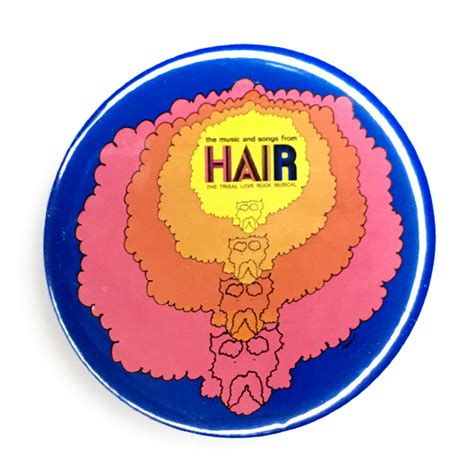 Yahoo オークション 58mm デカ缶バッジ ミュージカル HAIR ヘアー ヒ