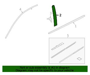 Tba A Garnish Assembly R Front Door Sash Honda