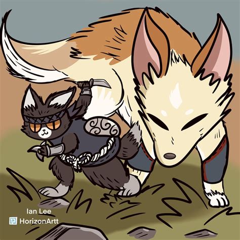 Monster hunter rise fan art : digital_art