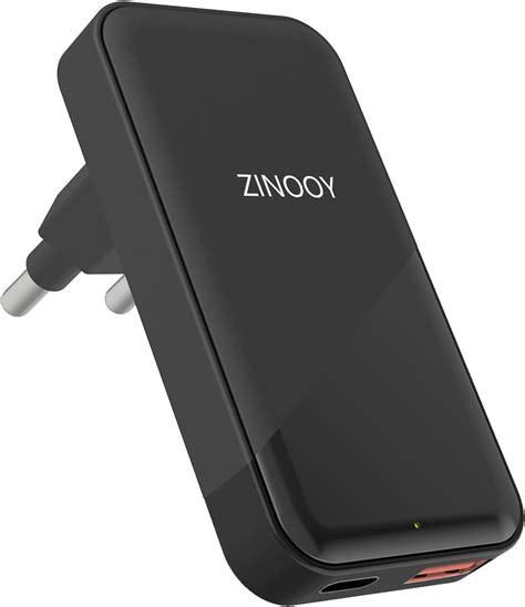 Zinooy Usb C Ladegerät 35w Flat Usb Wall Charger Ultra Slim Power Adapter Für Iphone 11 12 13