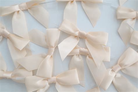 Pre Tied Bows Nude Pack Of Or Miss Biscuit