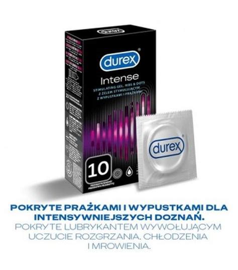 DUREX INTENSE Prezerwatywy - 10 szt. - cena, opinie, właściwości