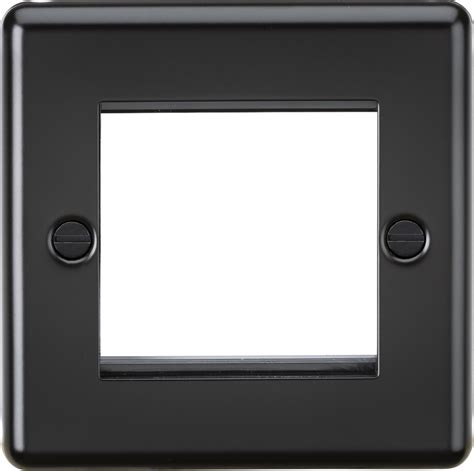 2G Modular Faceplate Matt Black ML Accessories