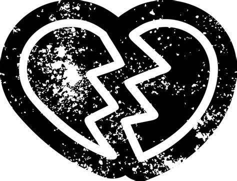 Broken Heart Icon 10237914 Vector Art At Vecteezy