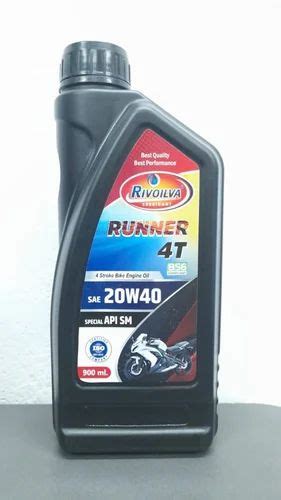 Full Synthetic 20W40 Rivoilva Runner 4T Four Stroke Bike Engine Oil At