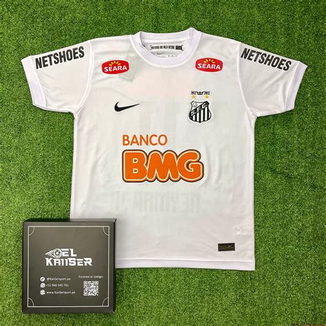 Camiseta Retro Manga Corta del Santos 2011/12 - Oficial - Neymar JR