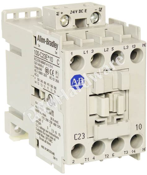 PLC Hardware Allen Bradley 100 C23EJ10 MCS C Contactor IEC 23A 24V