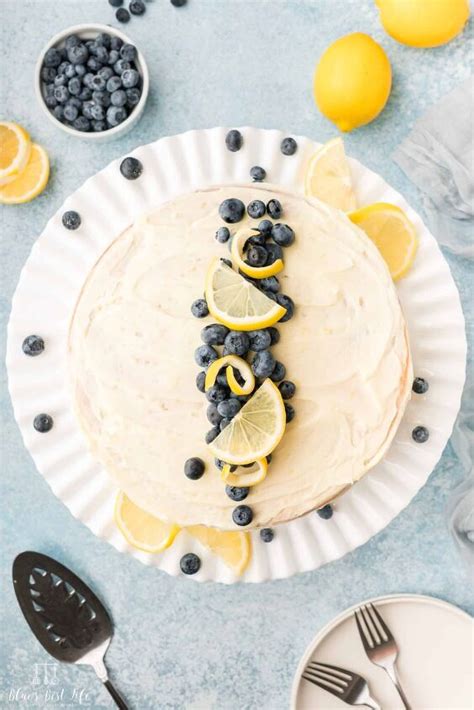 Lemon Berry Mascarpone Cake With Lemon Buttercream Frosting Foodtalk