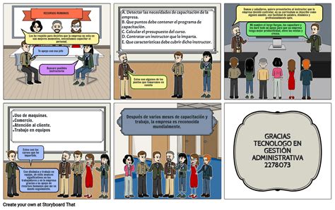 HISTORIETA SOBRE CAPACITACIÒN Storyboard by 730137da