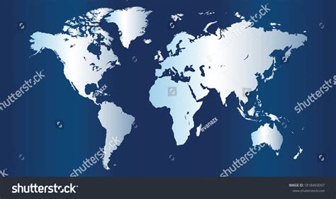 World Map Countries Vector Illustration Stock Vector (Royalty Free ...