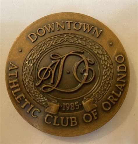 Butkus Award Dinner Medallion 1988 Downtown Athletic Club of Orlando ...