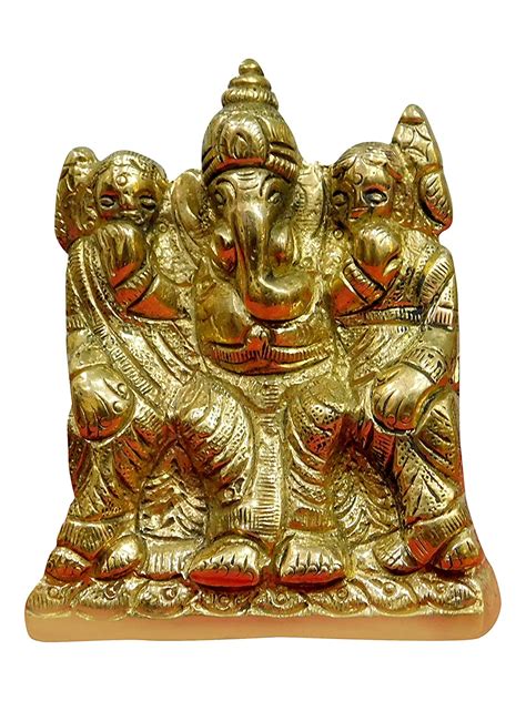 Buy Ganesh Ji With Riddhi Siddhi Statue Best For Home Vastu Pooja