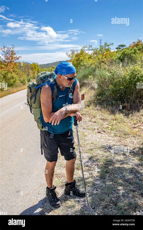 Feruco Lazaric Alpiniste Aveugle Est Vu Sur Son Parcours De