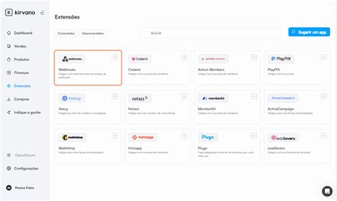 Integrando A Plataforma Kirvano O Sellflux
