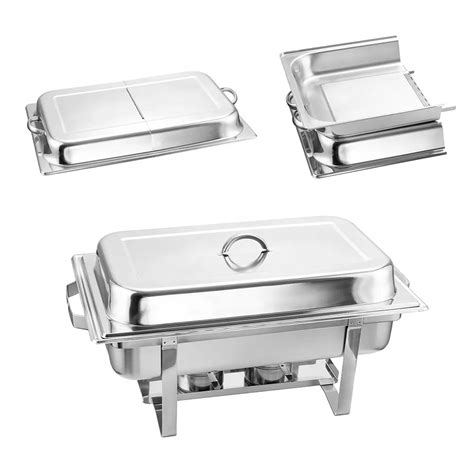 Eagle High Quality Hot Pot Sets Full Size Stainless Steel Hinged Cover Folding Chafer For