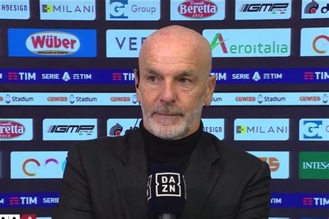 Pioli Avverte Il Milan Dopo Il Ko Contro L Atalanta Ora Dobbiamo