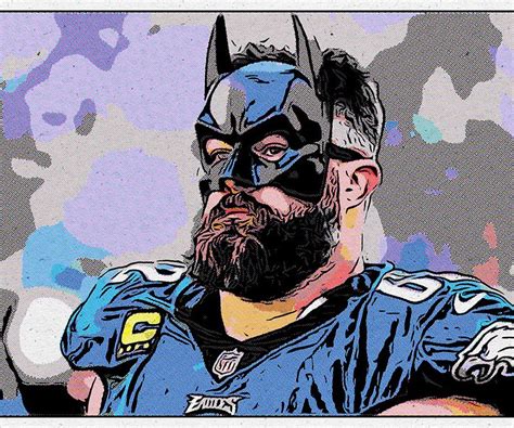 Jason Kelce Batman Digital Art - Section 419