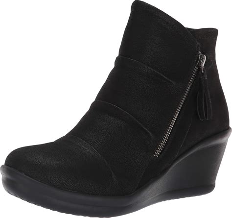 Skechers Rumblers Womens Ankle Boots Black Black Blk 6 Uk 39 Eu