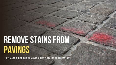 How To Remove Oily Stains From Paving Remove Oil Stains Paving