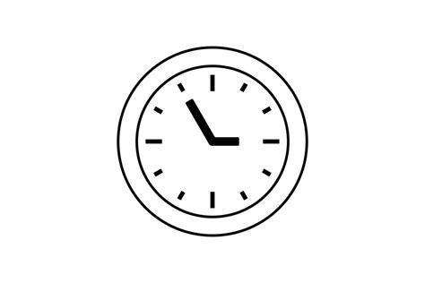 Vector Time and Clock icon. analog clock icon symbol. Circle arrow icon ...