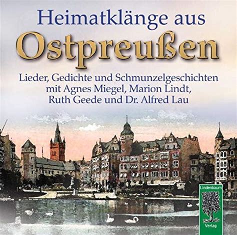 Amazon Fr Heimatkl Nge Aus Ostpreu En Lieder Gedichte Und