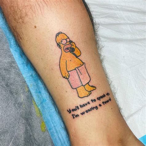 Homer Simpson Tattoo