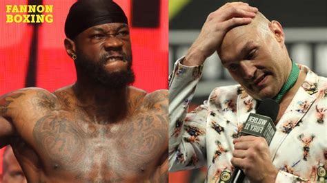 Tyson Fury Violates Deontay Wilder Agreement To Fight Bum Not Joshua